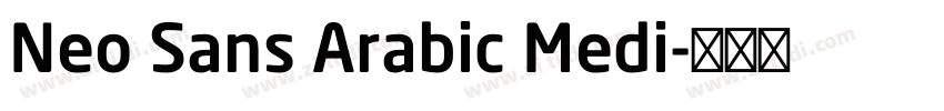 Neo Sans Arabic Medi字体转换